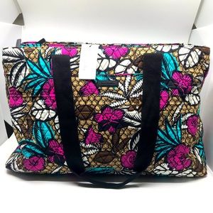 VERA BRADLEY Triple Compartment Travel Bag